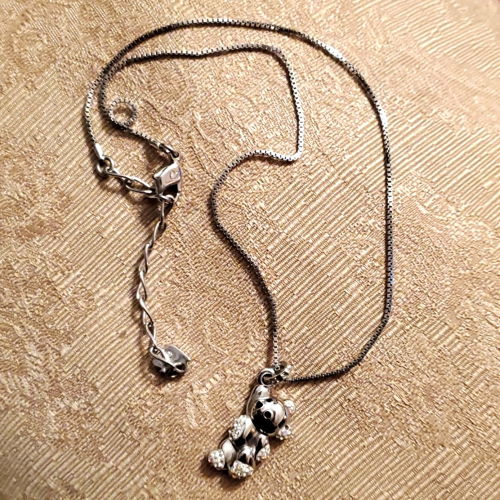 Swarovski Teddy Bear Necklace